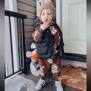 Zara printed jogging set- Santa